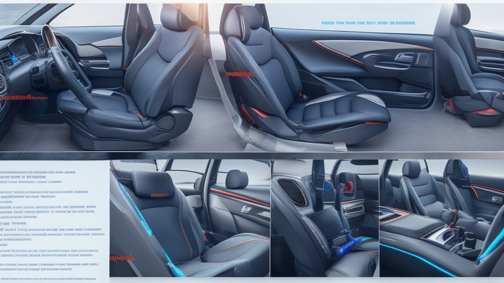 Modern autó belső tér helyes gyerekülés beszerelés ISOFIX csatlakozókkal lépésről lépésre útmutató